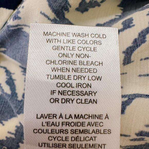 T Tahari Ikat Damask Printed Pull On Crop Wide Leg Pants Black Cream Size 2X NWT - Picture 9 of 10